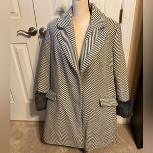 Grey and White HEAVY Lane Bryant Jackets